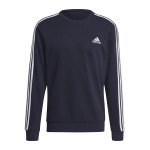 adidas Essentials 3S Sweatshirt Blau Weiss