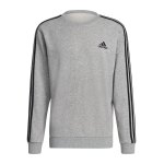 adidas Essentials 3S Sweatshirt Grau Schwarz
