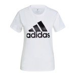 adidas Essentials Regular T-Shirt Damen Weiss Lila