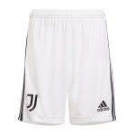 adidas Juventus Turin Short Home 2021/2022 Kids Weiss