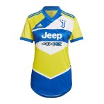 adidas Juventus Turin Trikot UCL 2021/2022 Damen Gelb Blau
