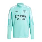 adidas FC Arsenal London HalfZip Sweatshirt Kids Rot