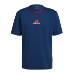 adidas Juventus Turin Icon T-Shirt Blau Weiss