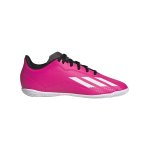 adidas X Speedportal.4 IN Halle Own Your Football Kids Pink Schwarz Weiss