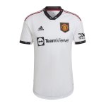 adidas Manchester United Auth. Trikot Away 2022/2023 Weiss