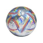 adidas Al Rihla TRN Foil Trainingsball WM22 Silber