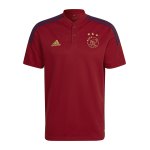 adidas Ajax Amsterdam Poloshirt Rot