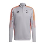 adidas Juventus Turin HalfZip Sweatshirt Grau