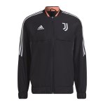 adidas Juventus Turin Track Top Jacke Schwarz