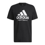 adidas Logo Graphic T-Shirt Schwarz Weiss