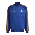 adidas Real Madrid Track Top Jacke Blau Gelb