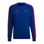 adidas FC Bayern München Sweatshirt Blau Rot