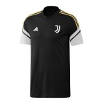 adidas Juventus Turin T-Shirt Schwarz