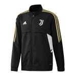 adidas Juventus Turin Prematch Jacke 2022/2023 Schwarz