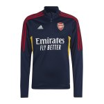 adidas FC Arsenal London HalfZip Sweatshirt Kids Blau