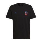 adidas Pogba Icon Graphic T-Shirt Schwarz Blau