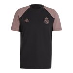 adidas Real Madrid Travel T-Shirt Schwarz