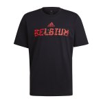 adidas Belgien T-Shirt Schwarz