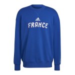 adidas Frankreich Sweatshirt Blau
