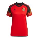 adidas Belgien Trikot Home WM 2022 Damen Rot