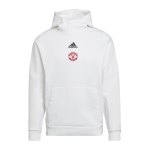 adidas Manchester United Travel Hoody Weiss