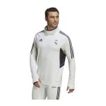 adidas Real Madrid Pro HalfZip Sweatshirt Weiss