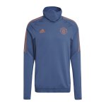 adidas Manchester United Pro HalfZip Sweatshirt Blau