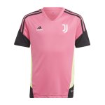 adidas Juventus Turin Trainingsshirt Kids Pink