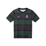 adidas Real Madrid Prematch Shirt 2022/2023 Kids Schwarz