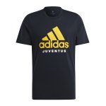 adidas Juventus Turin Graphic T-Shirt Schwarz