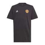 adidas Manchester United Graphic T-Shirt Kids Schwarz