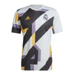 adidas Real Madrid Prematch Shirt 2023/2024 Grau