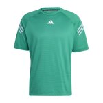 adidas 3-Stripes T-Shirt Grün Weiss