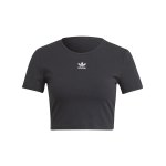 adidas Originals RIB T-Shirt Damen Schwarz