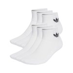 adidas Mid Ankle 6er Pack Socken Weiss