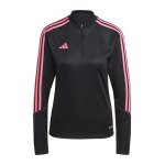 adidas Tiro 23 Club Sweatshirt Damen Schwarz Schwarz Pink