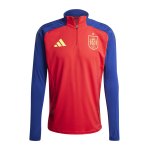 adidas Spanien HalfZip Sweatshirt EM 2024 Rot
