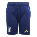 adidas Italien Trainingsshort EM 2024 Kids Blau