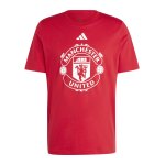 adidas Manchester United DNA T-Shirt Rot