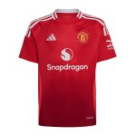 adidas Manchester United Trikot Home 2024/2025 Kids Rot