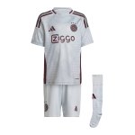 adidas Ajax Amsterdam Minikit 3rd 2024/2025 Kids Grau