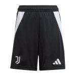 adidas Juventus Turin Short Home 2024/2025 Kids Schwarz