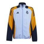 adidas Real Madrid Prematch Jacke 2024/2025 Kids Blau