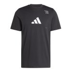 adidas Football Category Logo T-Shirt Schwarz