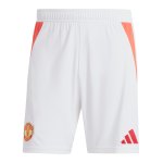 adidas Manchester United Short Home 2024/2025 Weiss