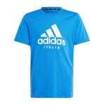 adidas Italien T-Shirt Kids Blau