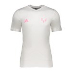 adidas Messi Graphic T-Shirt Weiss