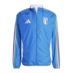 adidas Italien Anthem Jacke Blau