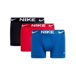 Nike Dri-FIT Trunk Boxershort 3er Pack Blau Rot Blau FX29
