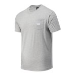 New Balance Athletics Pocket T-Shirt Schwarz FBK
